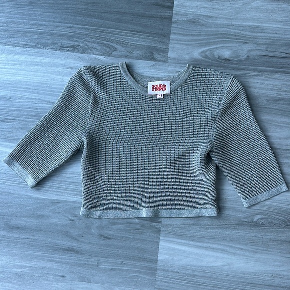 Solid and striped silver set - Picture 3 of 4